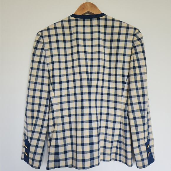 Vintage Executive Collection Plaid Blazer - Picture 8 of 9